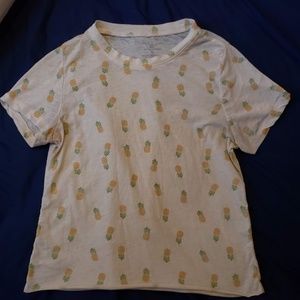 White Pineapple Shirt
